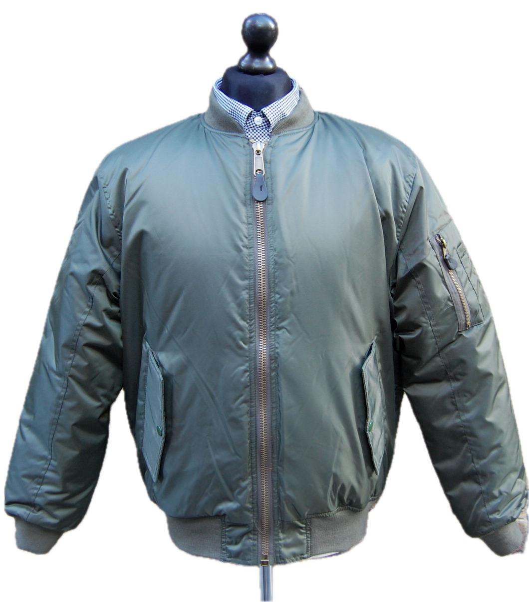 Olive Relco/Miltech MA1 Flight Bomber Jacket