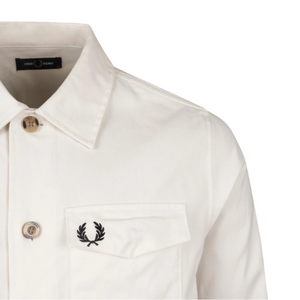 Fred Perry Heavyweight Ecru Overshirt