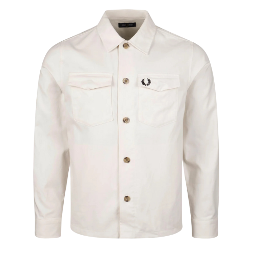 Fred Perry Heavyweight Ecru Overshirt