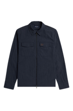 Load image into Gallery viewer, Fred Perry Navy Zip Through Overshirt
