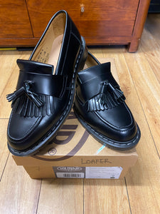 Solovair Tassled Black Loafers - SIZE 7