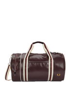 Load image into Gallery viewer, Fred Perry Oxblood &amp; Ecru Barrel Bag
