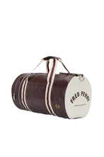 Load image into Gallery viewer, Fred Perry Oxblood &amp; Ecru Barrel Bag
