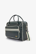 Load image into Gallery viewer, Fred Perry Night Green &amp; White Holdall Bag
