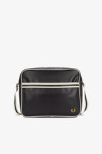 Load image into Gallery viewer, Fred Perry Black &amp; White Classic Shoulder Bag
