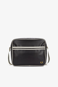 Fred Perry Black & White Classic Shoulder Bag