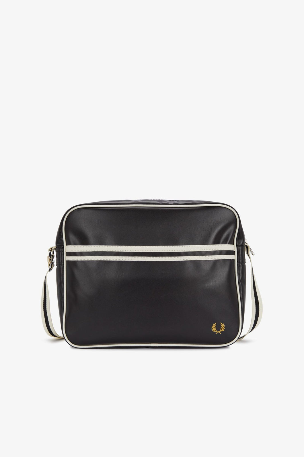 Fred Perry Black & White Classic Shoulder Bag