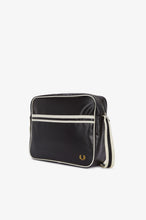 Load image into Gallery viewer, Fred Perry Black &amp; White Classic Shoulder Bag
