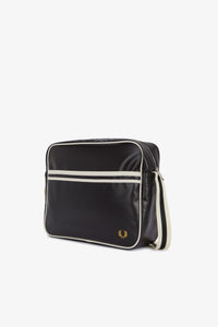 Fred Perry Black & White Classic Shoulder Bag