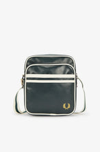 Load image into Gallery viewer, Fred Perry Night Green &amp; White Classic Side Bag
