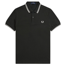 Load image into Gallery viewer, Fred Perry Night Green Polo with Twin Tipping
