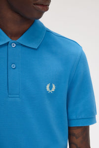 Fred Perry Court Blue with White Crest detailing