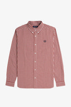 Load image into Gallery viewer, Fred Perry Classic Red Gingham Long Sleeve Shirt
