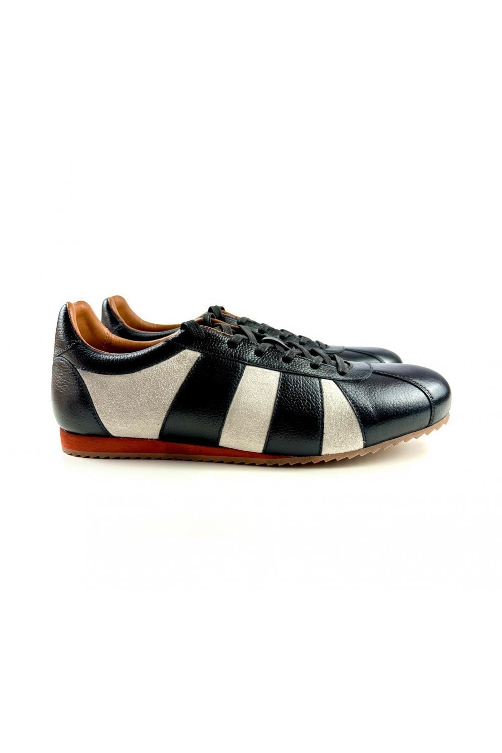 Delicious Junction Black White Chad Leather Trainer Rebirth of Cool