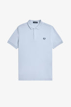 Load image into Gallery viewer, Fred Perry Sky Blue Polo with Cobalt Blue Detail
