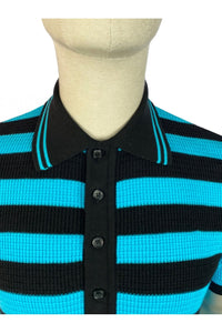 SKA & SOUL Terry Fine gauge waffle polo